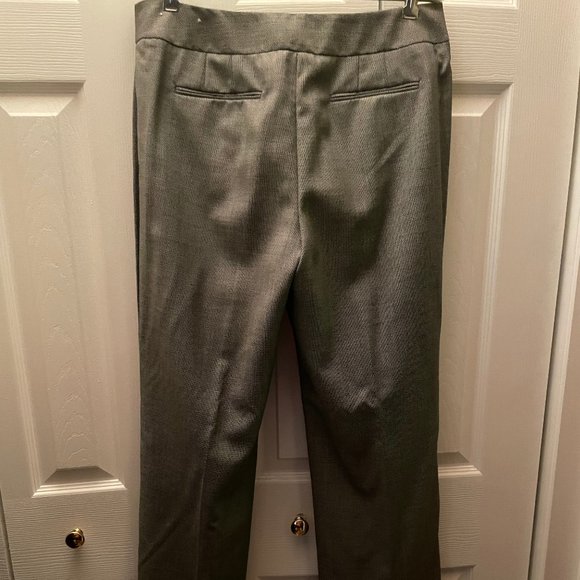 Ann Taylor Loft Women’s Grey Herringbone Fully Lined Pants Size 10 - Picture 7 of 11